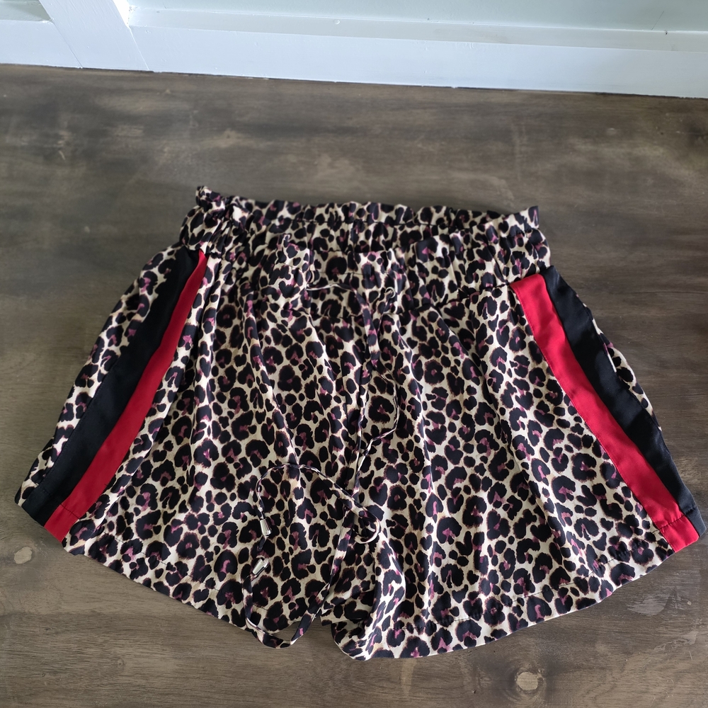 Adam Levine Collection Leopard Print Shorts